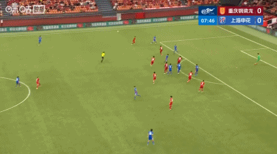 申花客场3-1铜梁龙,高天意传射,阿苏埃、杨皓宇破门